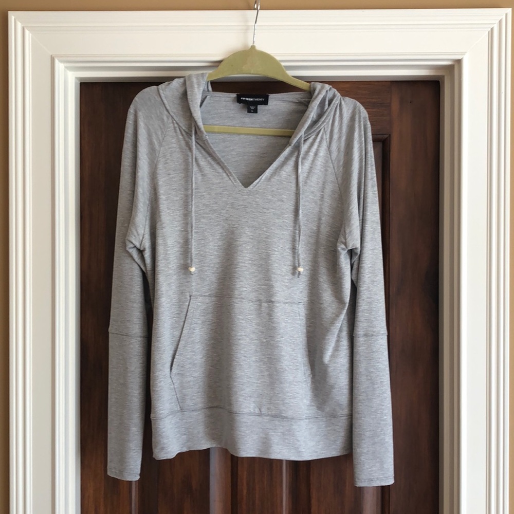 Fifteen Twenty Gray Hooded Sweatshirt